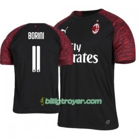 Billige Fotballdrakter AC Milan Fabio Borini 11 Tredjedraktsett 2018/19 Kortermet